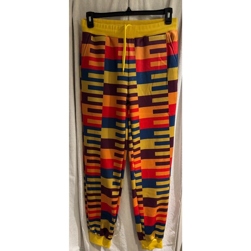 Wolf & Badger Co Ord Lux Tracksuit - Kente Ohema-Ohene African Inspired Sm. New - Picture 2 of 7